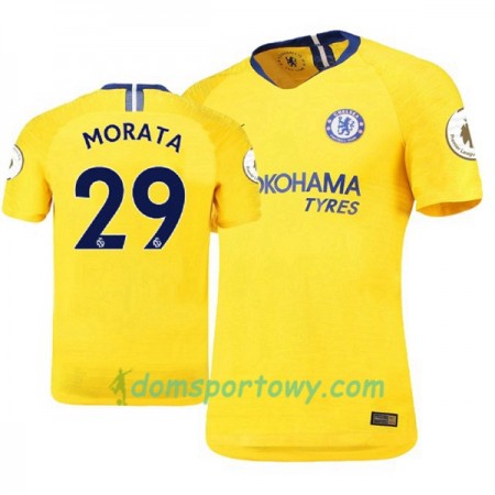 Koszulka Chelsea Alvaro Morata 29 Wyjazdowe Koszulki Piłkarskie 2018-2019 Krótki Rękaw